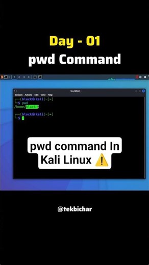 pwd Command Kali Linux