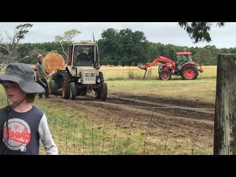 Belarus 250 (T25) tractor pull at Orford Vintage Rally