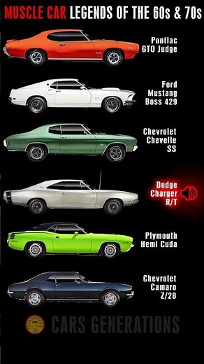 60s & 70s Muscle Cars... WHICH ONE WINS?