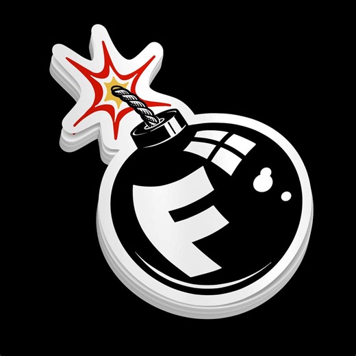 The Classic F Bomb Sticker, Funny Sarcastic Vinyl Decal, Adult Humor Sticker, Waterproof Laptop Tumbler Sticker, Gag Gift - Etsy