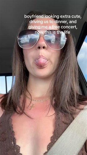 Now if you saw his noise cancelling headphones singing video from baseball you’d think differently but I love our car rides. #baseballgirlfriend #fyp #foryou #singingchallenge #girlfriend #trend #foryoupage
