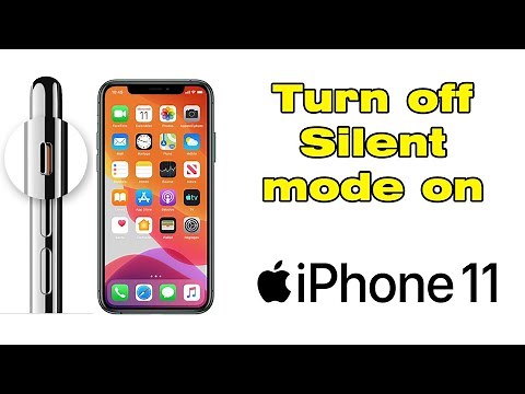 How to Turn off Silent mode on iPhone 11 (Mute Switch)