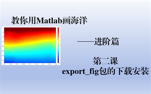 export_fig包的下载和安装（matlab高清图片导出）