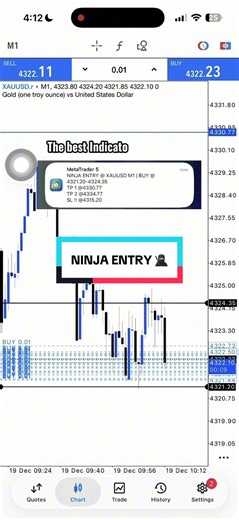 The best indicator? 😈👑 #NinjaEntry #NinjaIndicator #NinjaRull #forextrading #XAUUSD