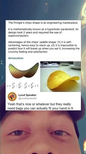 Pringles Are Hyperbolic Math Geniuses But My Hand Isnt