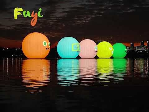 Custom Inflatable Character Balls for Mayday – Viral Water Photo Spot & Brand Boost!