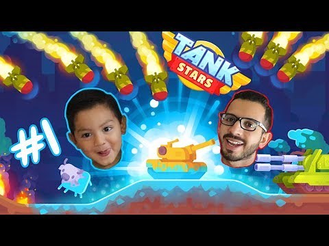 Tank Stars Gameplay | Batallas con Papa | Juegos Android Games