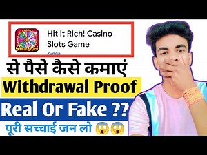 Hit It Rich Casino Slots Game App Se Paise Kaise kamaye | Hit It Rich Casino Slots Game App Review