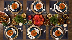 60K views · 283 reactions | 3 simple tips for table setups and food decoration to help you create a vibrant Lebanese iftar | Crate and Barrel Middle East | Facebook