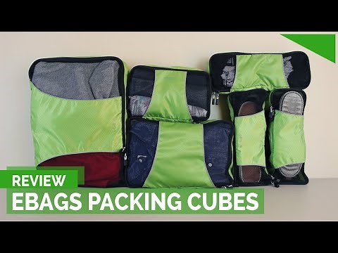 eBags 6-Piece Value Packing Cube Set Review | Best Overall Packing Cubes on Amazon