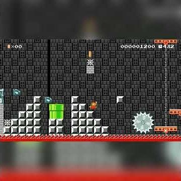 SMGM: BowserJr's Security System by Shy Guy #shorts 🍄Super Mario Maker 2 Switch 2 No Commentary #dwn