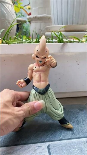 Majin Buu's toy angered its owner. #animeedit #dragonball #dbzanimation