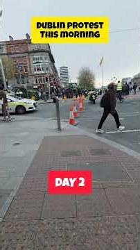 'DUBLIN PROTEST DAY 2' #talktoross #fuelprotest #dublin #ireland