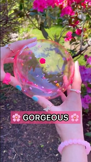 I Made a FLOWER VIRAL NANO TAPE BALLOON Squishy! 🌸🌺🌻😱🫧 satisfying DIY nano tape craft asmr