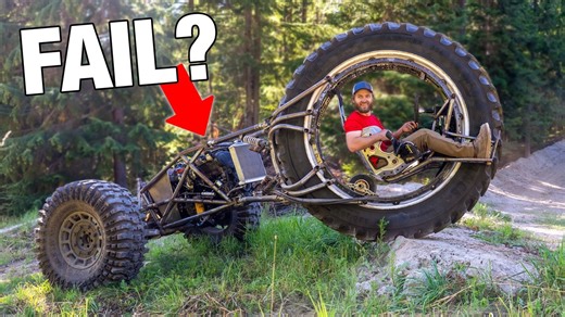 I built a monster truck tricycle... here's what happened!