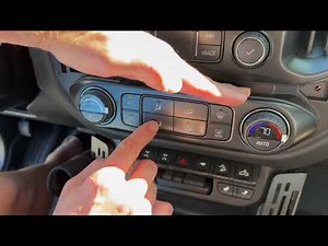 2022 Chevy Colorado Heater/AC Control Unit Replacement