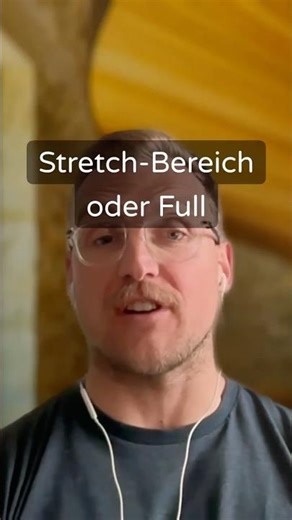 High load during stretching – a factor for success in strength training