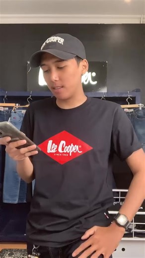 Lee Cooper T-shirt Logo Diamond Red White