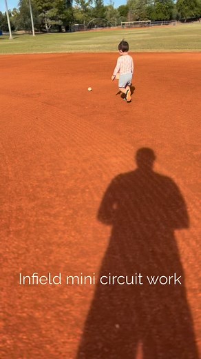 Light and easy infield baseball work for my 2 year old son. We keep it lighthearted around here because right now it’s about bonding, burning energy, and developing functional use of joints and ligaments that are not fully capable of certain techniques. 💪 | Chris Bench