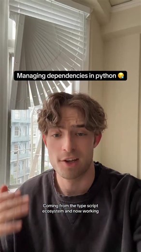 Andrew on Instagram: "Managing dependencies in Python 😪 #python #code #pip"