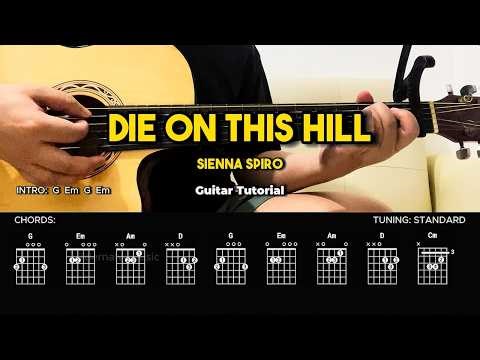 Die On This Hill - Sienna Spiro | Easy Guitar Tutorial For Beginners (CHORDS & LYRICS) #guitarlesson