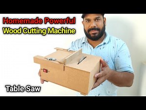 Homemade Wood Cutting Machine | Table Saw