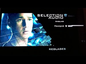 Menu DVD: Transformers