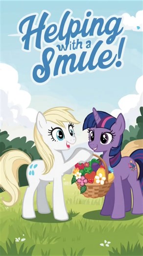 Kind Ponies Help the Elderly! #pony #unicorn #shorts #funny #cute #mylittlepony #mlp