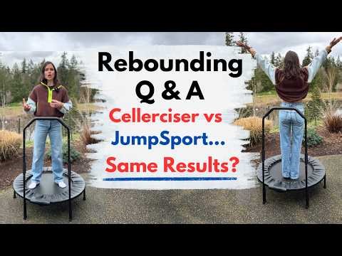 Spring vs Bungee Rebounders | Cellerciser vs JumpSport | Same Results? Rebounding Q&A
