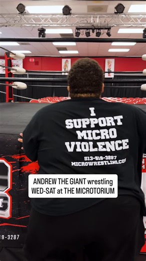 See Andrew The Giant wrestle LIVE in Pigeon Forge this week! #pigeonforge #wrestlingnews | Micro Wrestling Federation