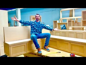 RIFT WHITE OAK BANQUETTE BENCH (HOW ITS MADE! )