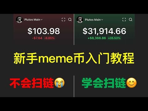 2025年冲土狗币技巧 ｜如何抓住百倍金狗币 ｜学会这四个扫链选币技巧 少走十年弯路 ｜GMGN扫链｜土狗币｜聪明钱包｜bot机器人｜Meme币｜Solana链