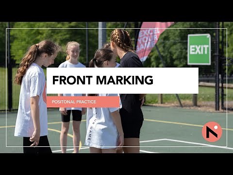COACHING DEFENCE // FRONT MARKING // NETBALL SESSION