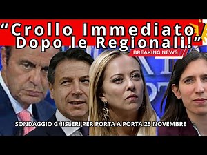 Sondaggio Ghisleri Post-Regionali: Crolli, Sorprese e Possibile Parità tra i Blocchi!