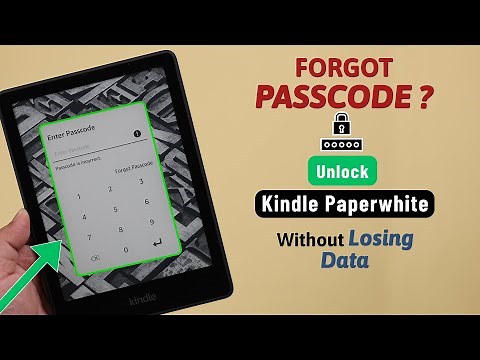 Forgot Passcode on Kindle Paperwhite Signature Edition? - Reset it Without Losing Data!
