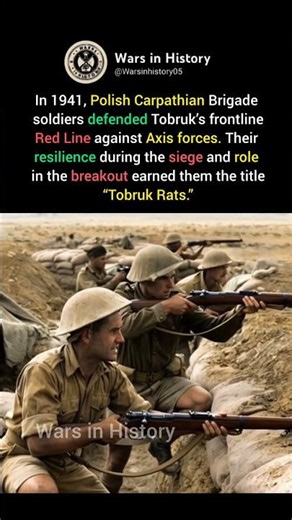 The Polish “Tobruk Rats” Who Helped Break the Siege #ww2