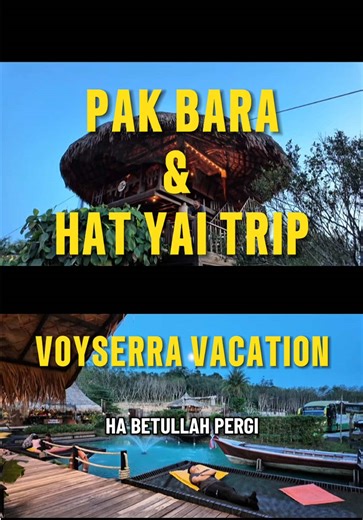 Punya enjoy saya punya tahun baru dapat join trip to Pak Bara & Hatyai hari tu. Name : Pak Bara & Hatyai Trip Company : @VOYSERRA VACATION Tour Leader : @EMITRAVEL Contact : 6018-380 6991 (Emi) Date : 01-05/01/2026 Price : RM419. Tinggal bawa duit poket sikit manataw ada aktiviti2 yang kamu mau join macam Kayak, Waterfall,Hotspring and makan2. Tidak juga mahal hehe. Yang bestnya, saya solo2 dari Sabah pun dpat jmpa ramai kawan dri trip ni. Smua sporting2 lagi tu. I loved it so much! So kalau kam