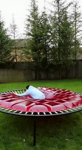 31K views · 206 reactions | Who wants the jelly trampoline? | Relaxing ASMR | Facebook