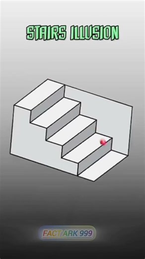 stairs illusion #illustration #opticalillussion #minecraft