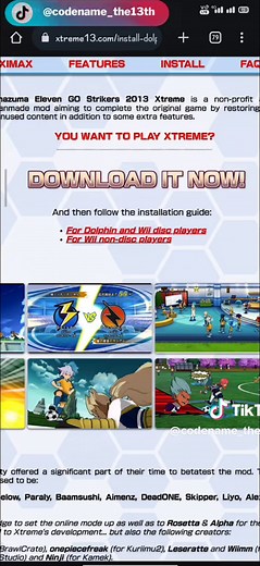 Inazuma Eleven Go Strikers 2013 Extreme Download Guide