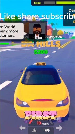 RobloxTaxi… But I’m the Worst Driver Ever 😂🚕 #ComedyVideo #GamingShorts #FunnyMoments #robloxmemes