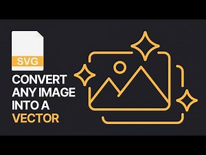 How To Convert Any Image into a Vector Graphic For Unlimited Zoom Level Quality?