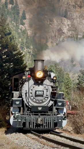 D&S 480 working hard at Colorado Trail with a mixed train during the Fall Photo Special … #Train #Trains #steam #railroad #railroadphotography … Durango & Silverton Narrow Gauge Railroad | Dak Dillon Photography