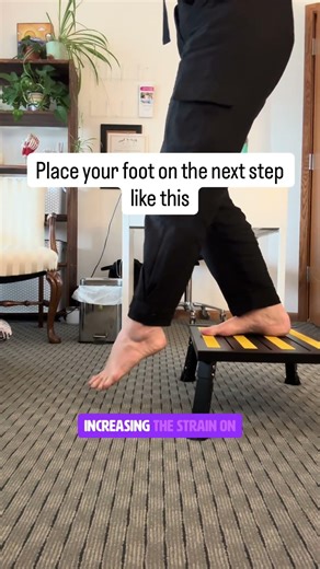 Land with your toe on Stairs