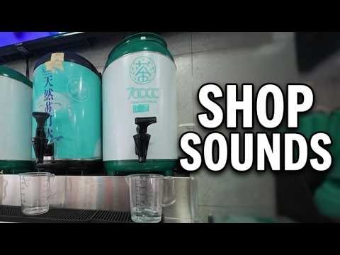 Mixing Perfect Bubble Tea | Satisfying Shop Sounds ASMR #pov