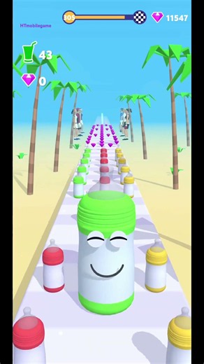 Gameplay top mobile games Relaxing n satisfying game iOS/ANDROID JUICE RUN #shorts Level 305