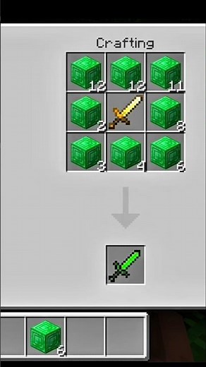 crafting sword movement #minecraft