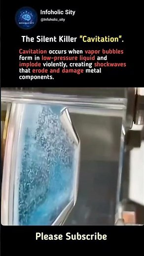 Cavitation: The "Silent Killer" That Destroys Metal 🌊.