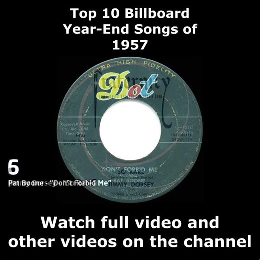 Top 10 Billboard Year-End Songs of 1957