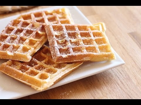 Recette de gaufres fait maison / easy waffles recipe